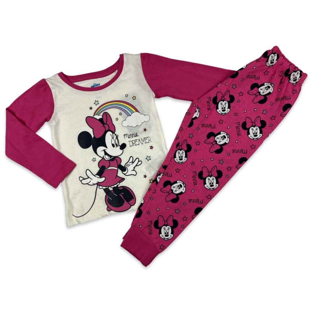 Disney - Minnie mintás kislány pamut pizsama