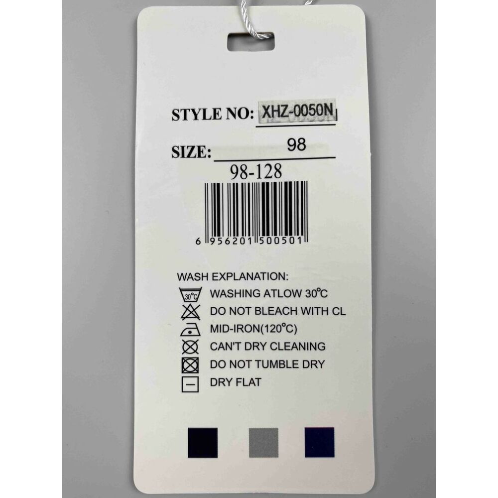 Kisfiú rövidnadrág kék színű original brand felirattal és filmnyomott autós motívummal címke