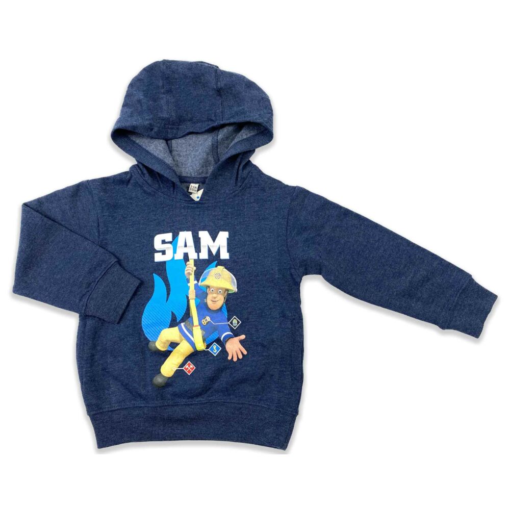 Kisfiú bélelt pulóver SAM a tűzoltó mintával