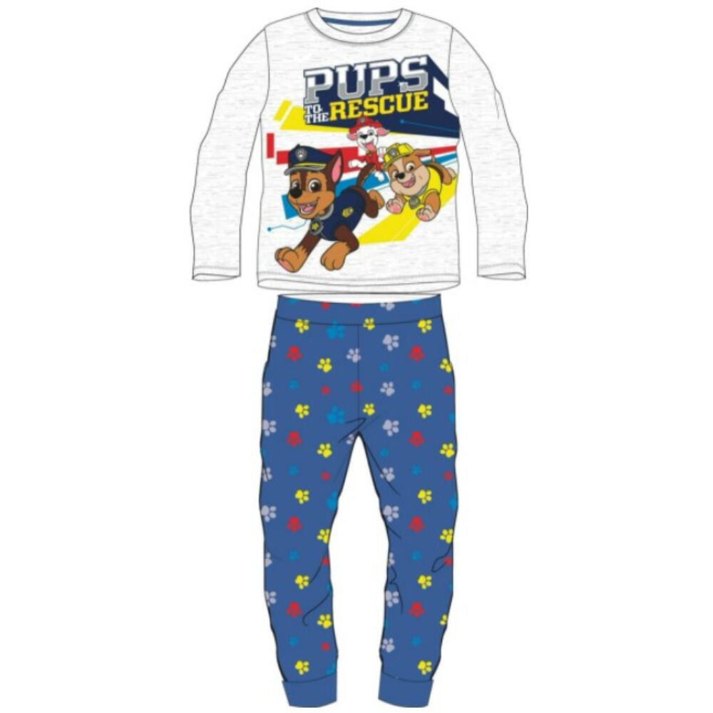 Kisfiú Mancs őrjárat mintás pamut pizsama