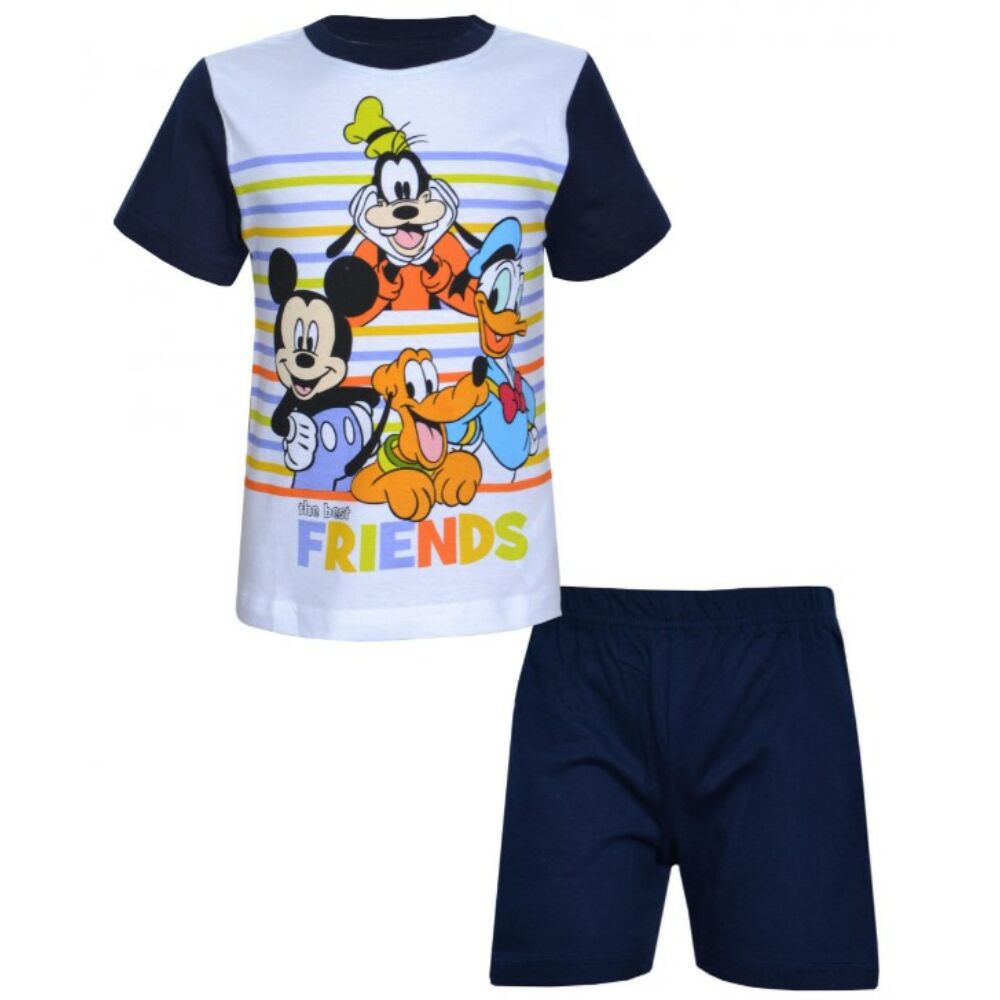 Disney Mickey egér kisfiú rövid pamut pizsama