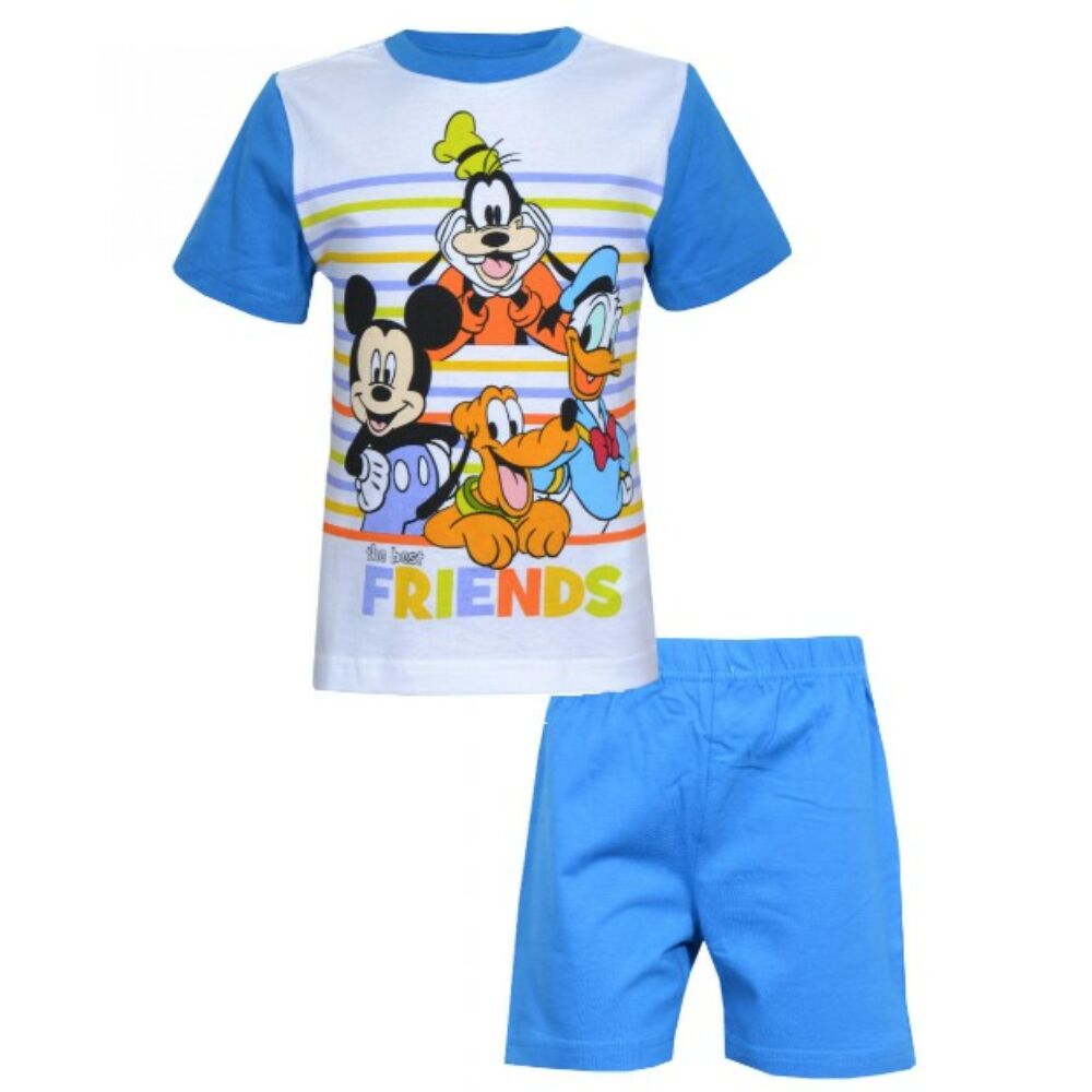 Disney Mickey egér kisfiú rövid pamut pizsama