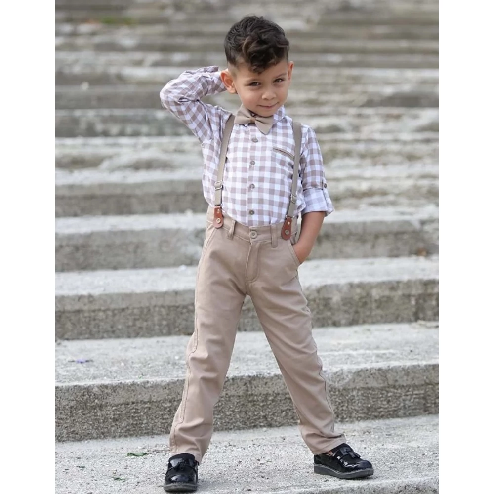 Kisfiú négy részes elegáns alkalmi szett
